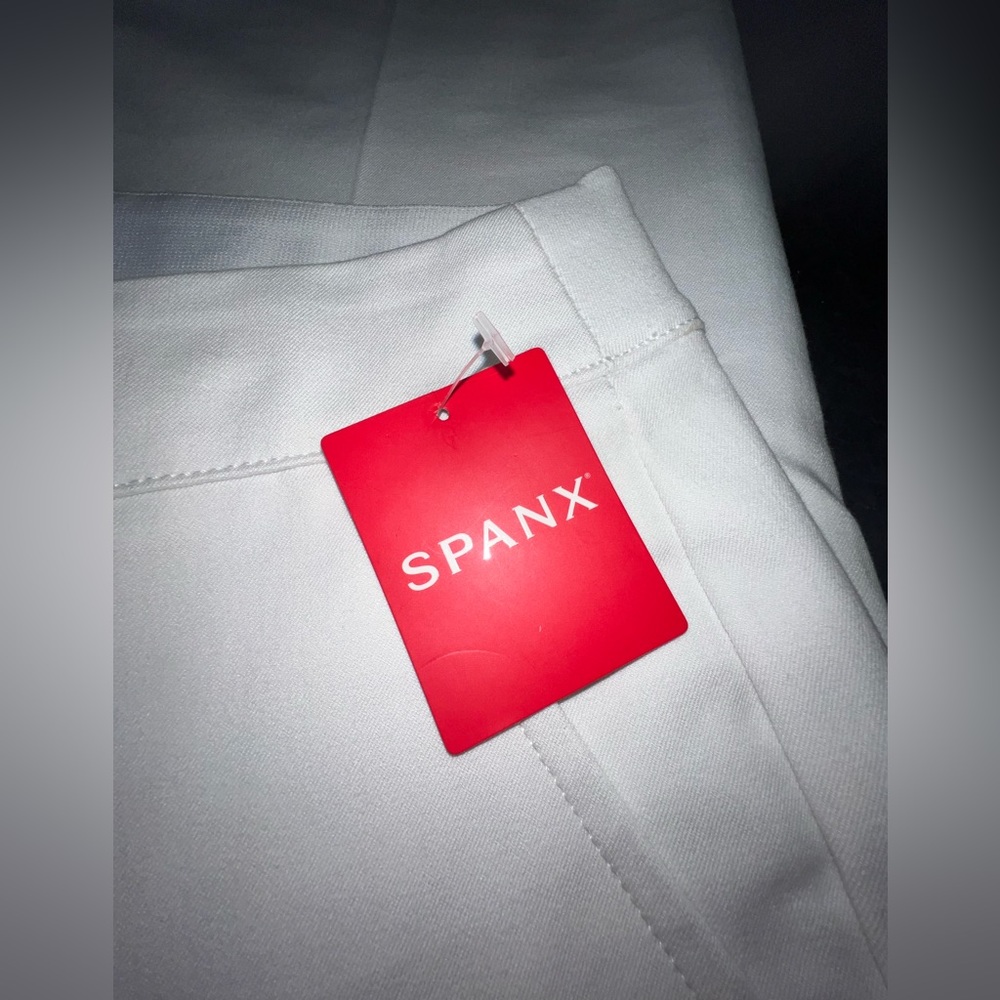 NWT SPANX WHITE SLIM STRAIGHT ANKLE - Picture 8 of 10